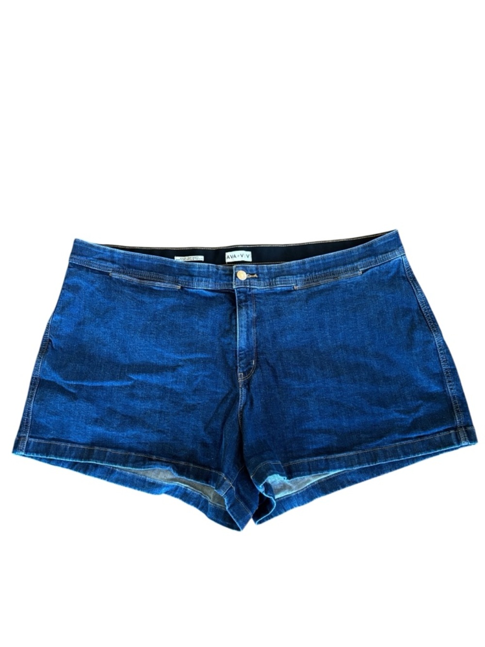 Ava & Viv High Rise Smart Shorts Blue‎ Jean Denim Size 26